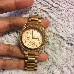 Authentic rose gold Michael lord watch